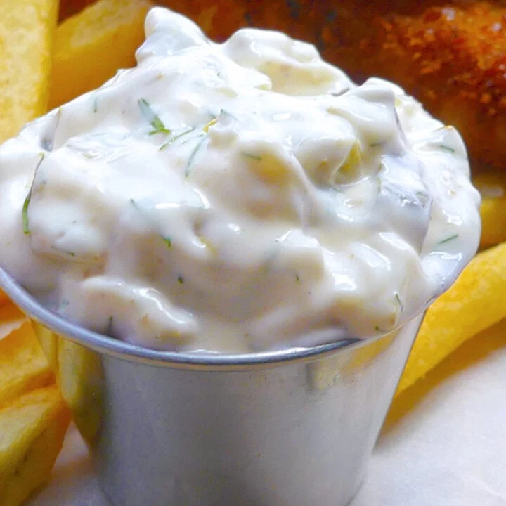 Homemade Tartar Sauce {Vegetarian, Gluten Free}