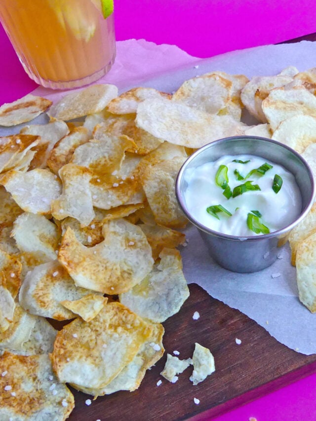 Homemade Healthy Crispy Chips