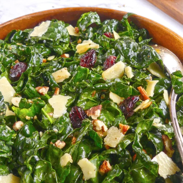 Kale Crunch Salad Recipe {Vegetarian, Gluten Free}