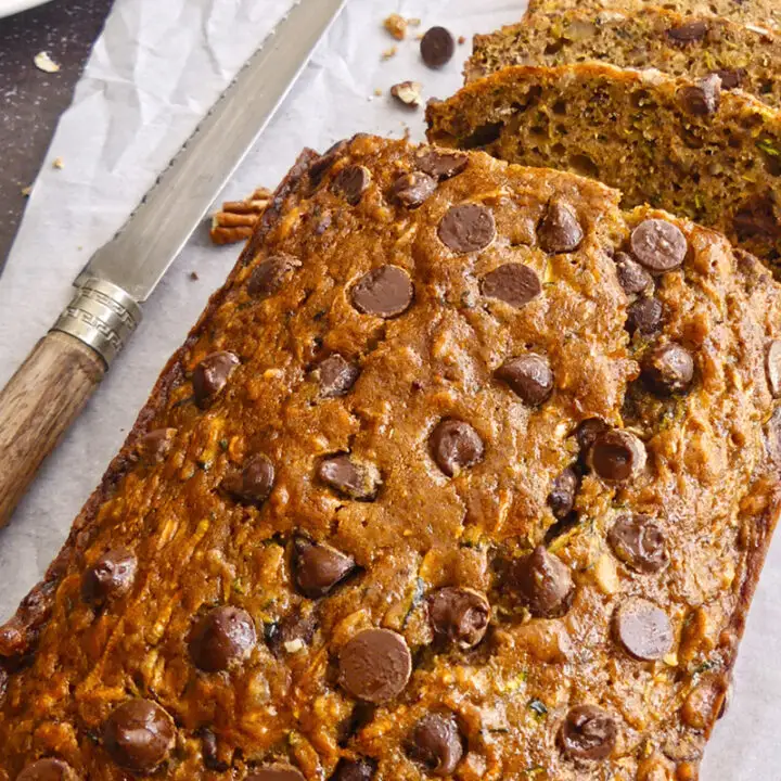 Amazing Zucchini Bread With Pecans And Chocolate Chips