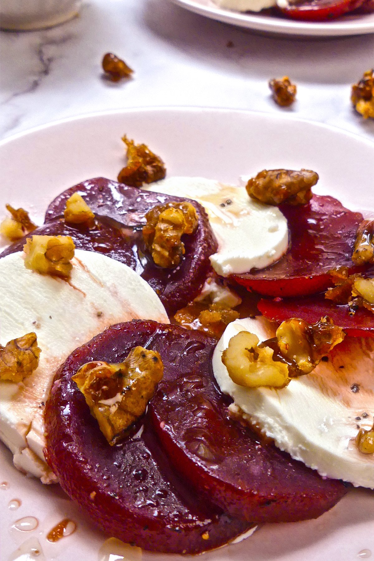 Easy Beet Salad with Candied Walnuts and Goat Cheese Hero Shot
